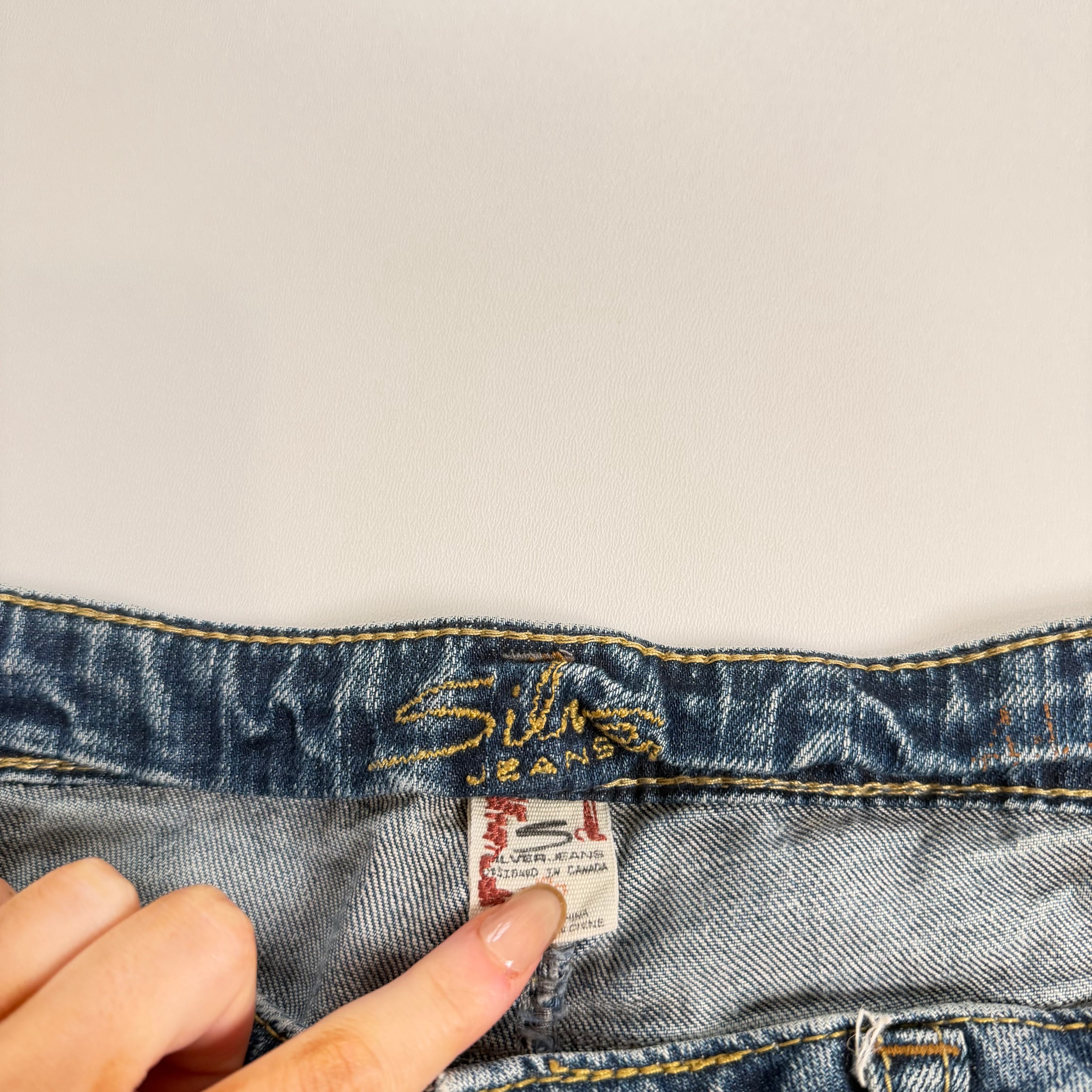 Vintage Y2K low rise blue flare jeans size S