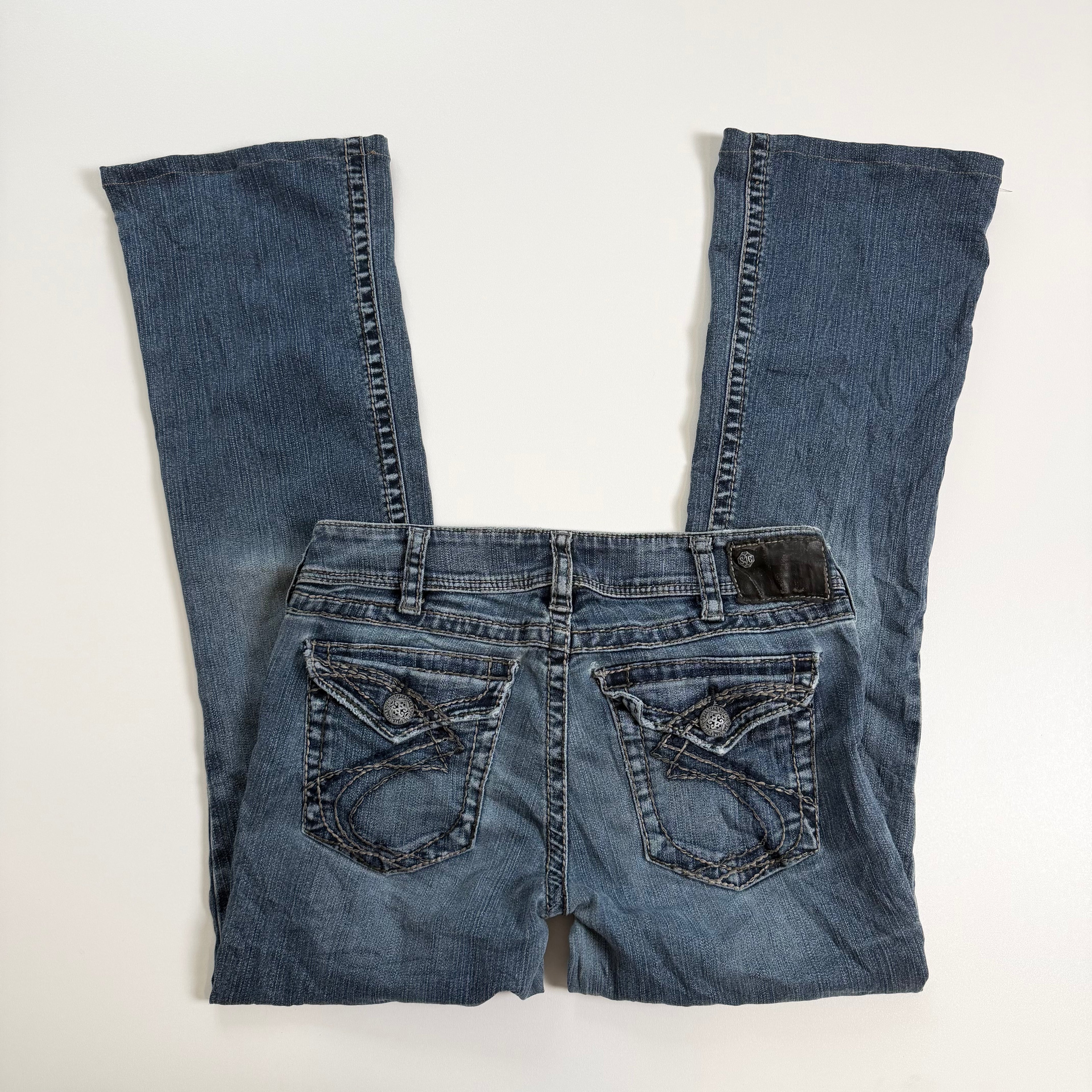 Vintage Y2K low rise flare jeans size S