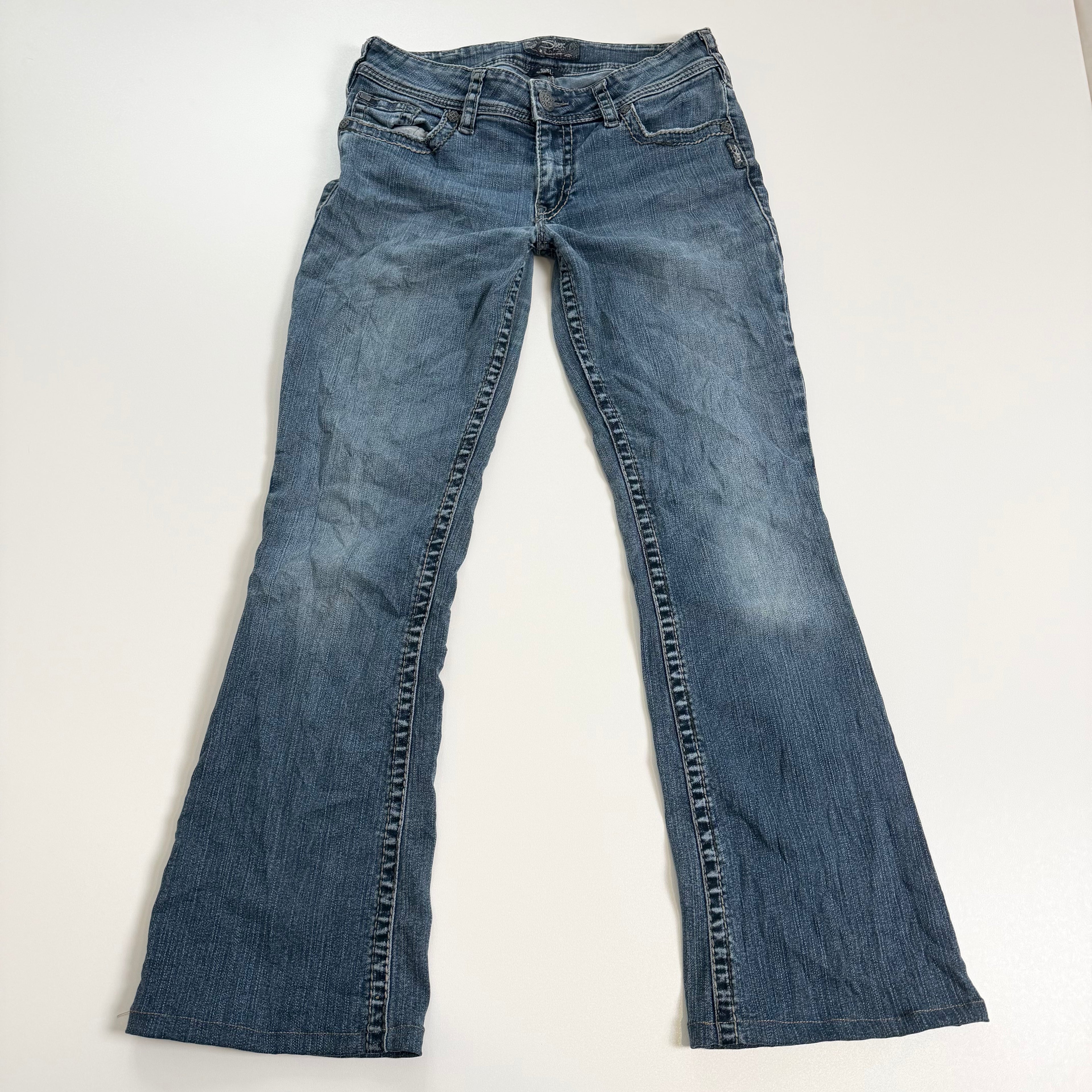 Vintage Y2K low rise flare jeans size S