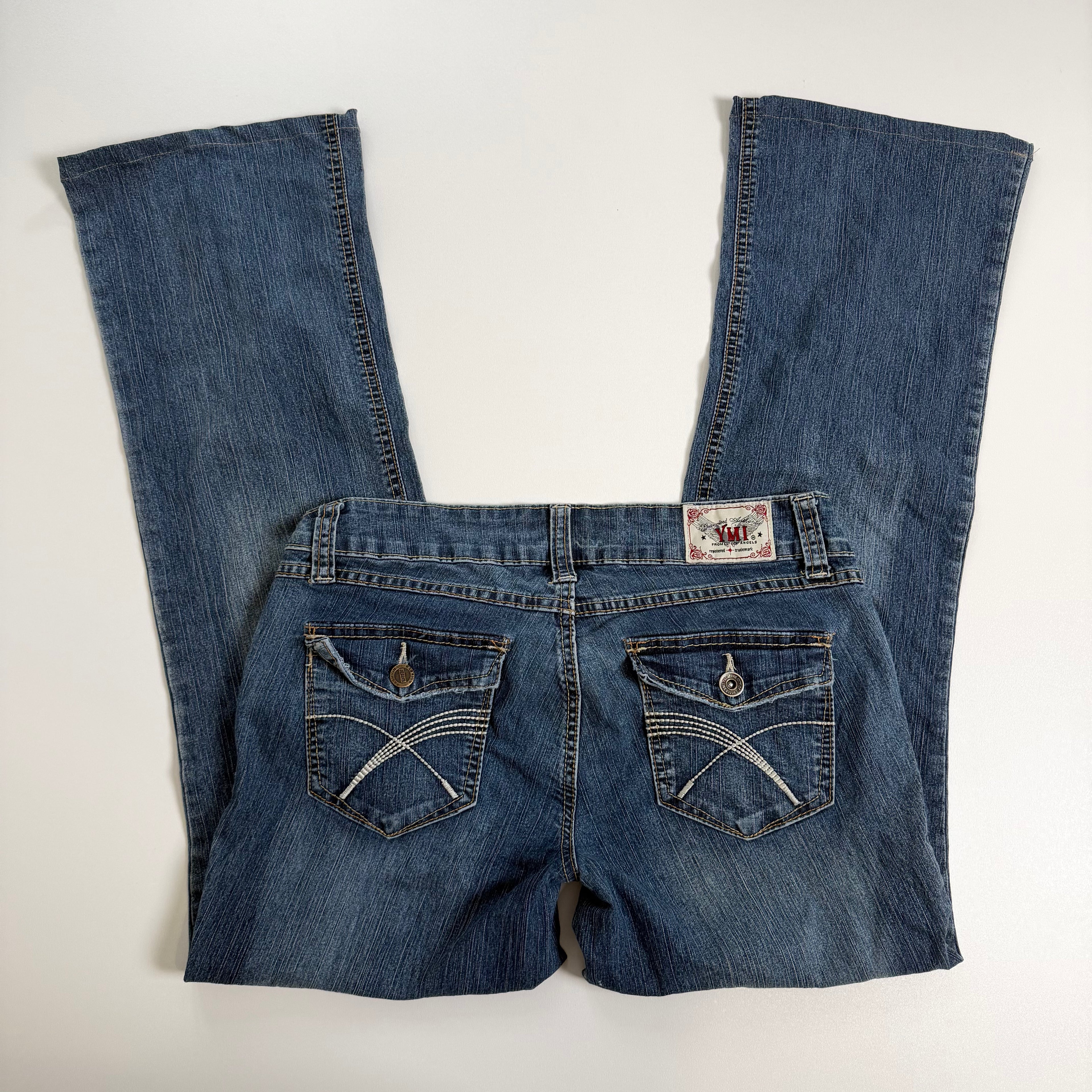 Vintage Y2K low rise flare jeans size S