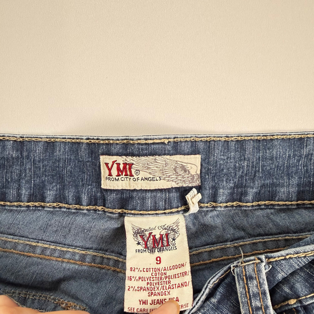 Vintage Y2K low rise flare jeans size S