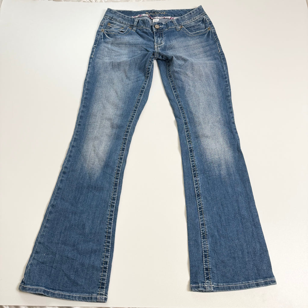 Vintage Y2K low rise blue flare jeans size S