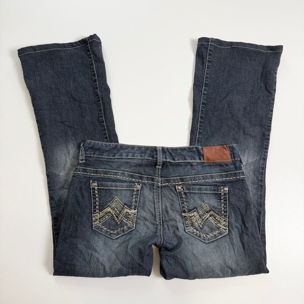 Vintage Y2K low rise flare jeans size S