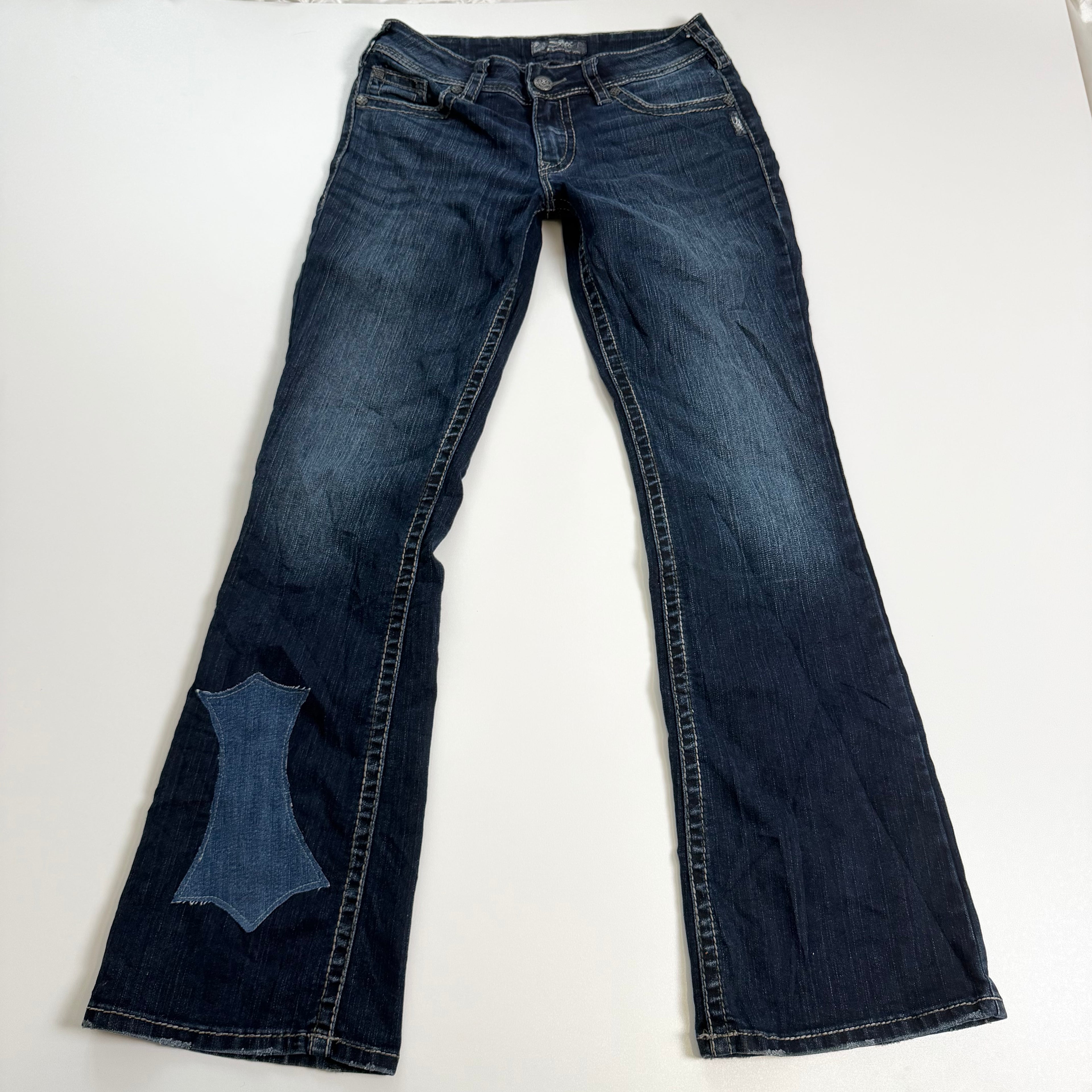 Vintage Y2K low rise flare jeans size S
