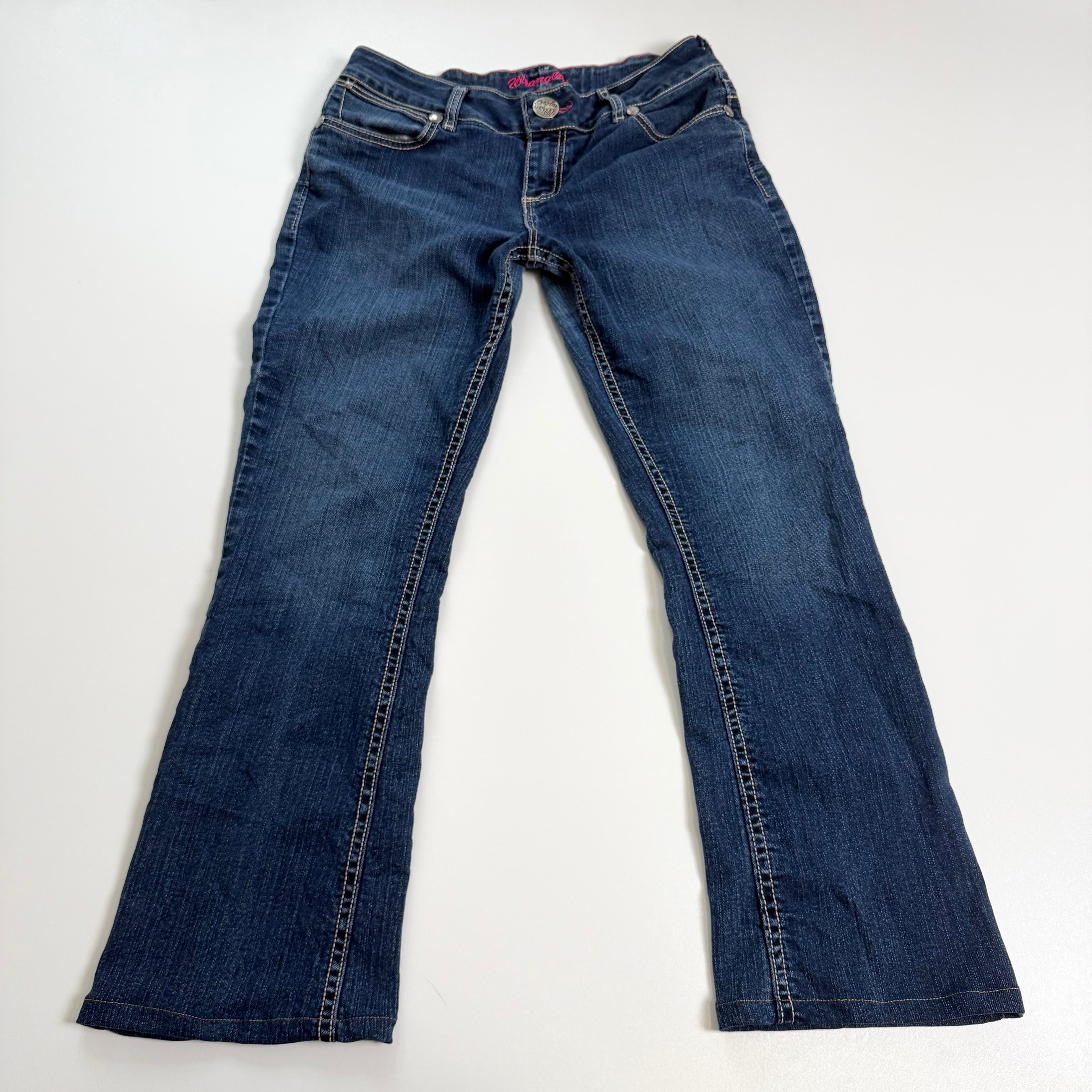 Vintage Y2K denim low rise flare jeans size S/M