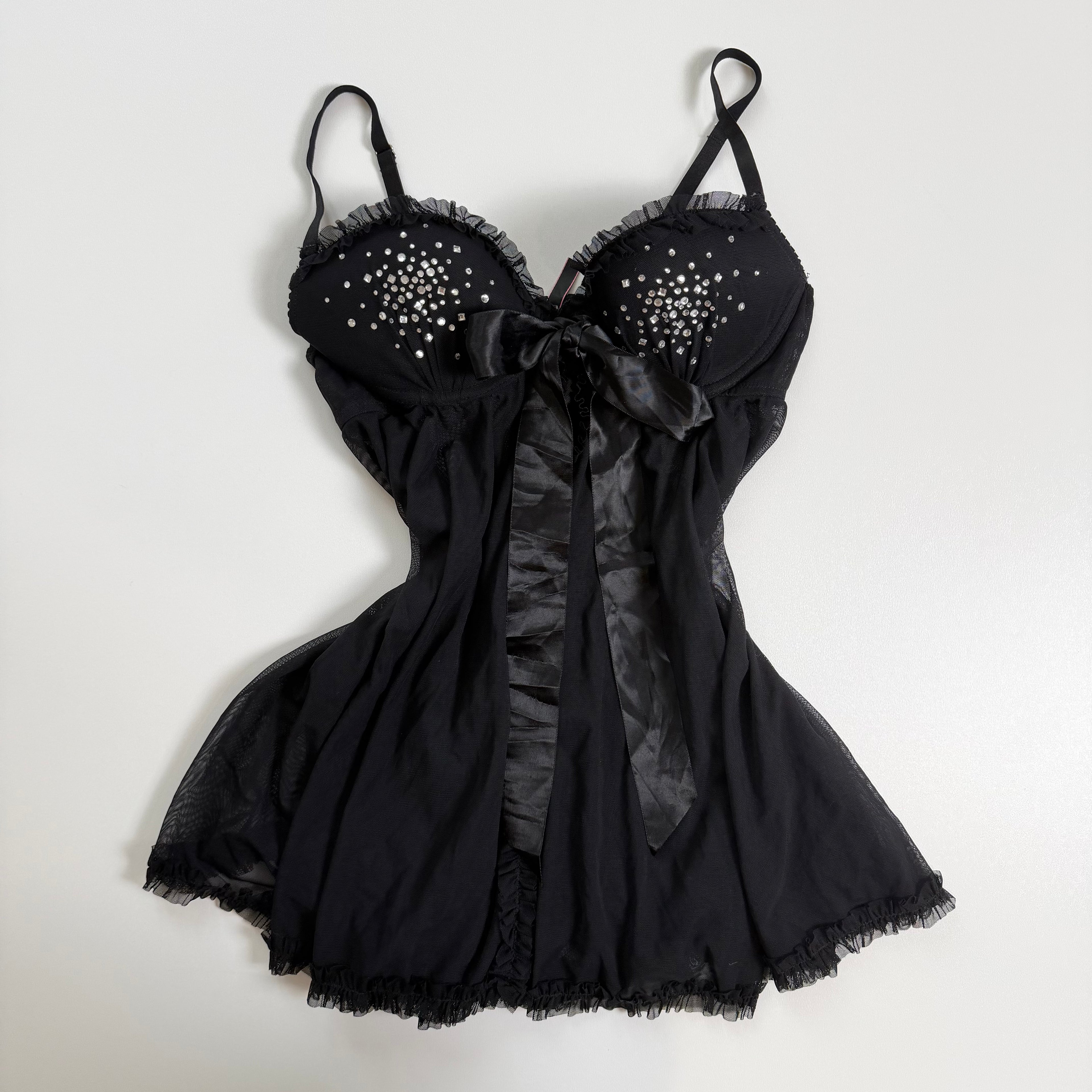 Vintage Y2K sparkly Victoria’s Secret babydoll size M