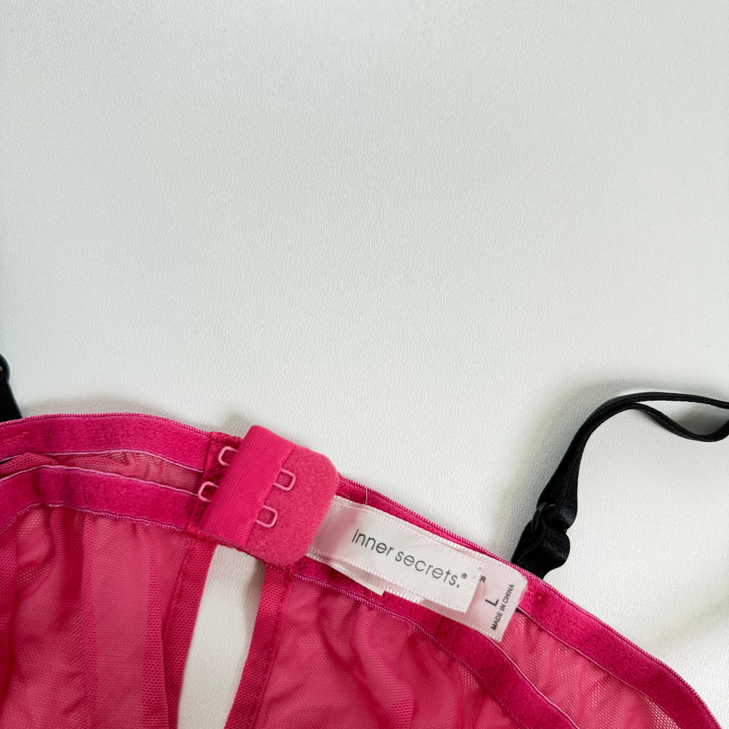 Vintage Y2K pink black flowy cami size M/L