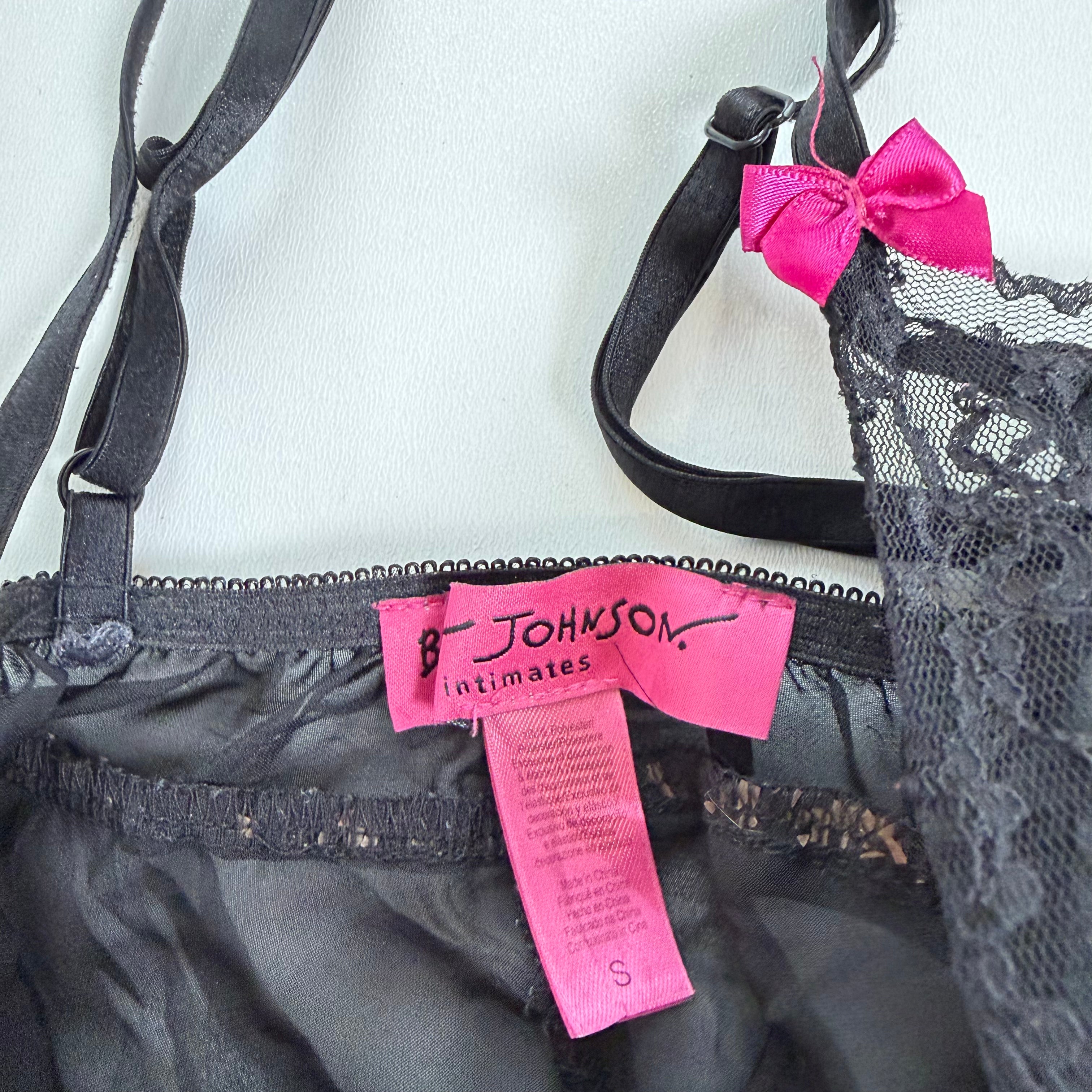 Vintage Y2K black mesh flowy babydoll size S