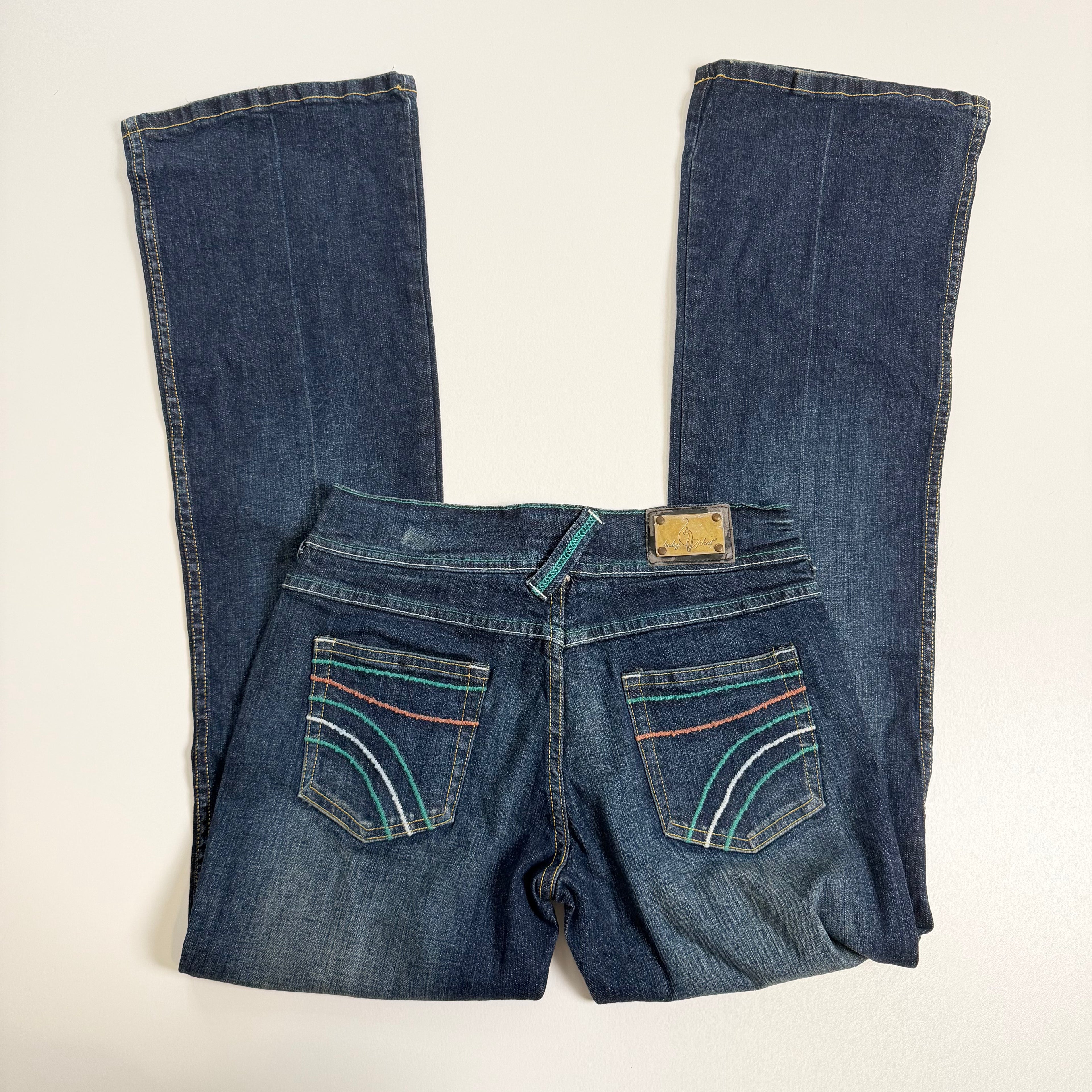Vintage Y2K Baby Phat low rise flare jeans size S