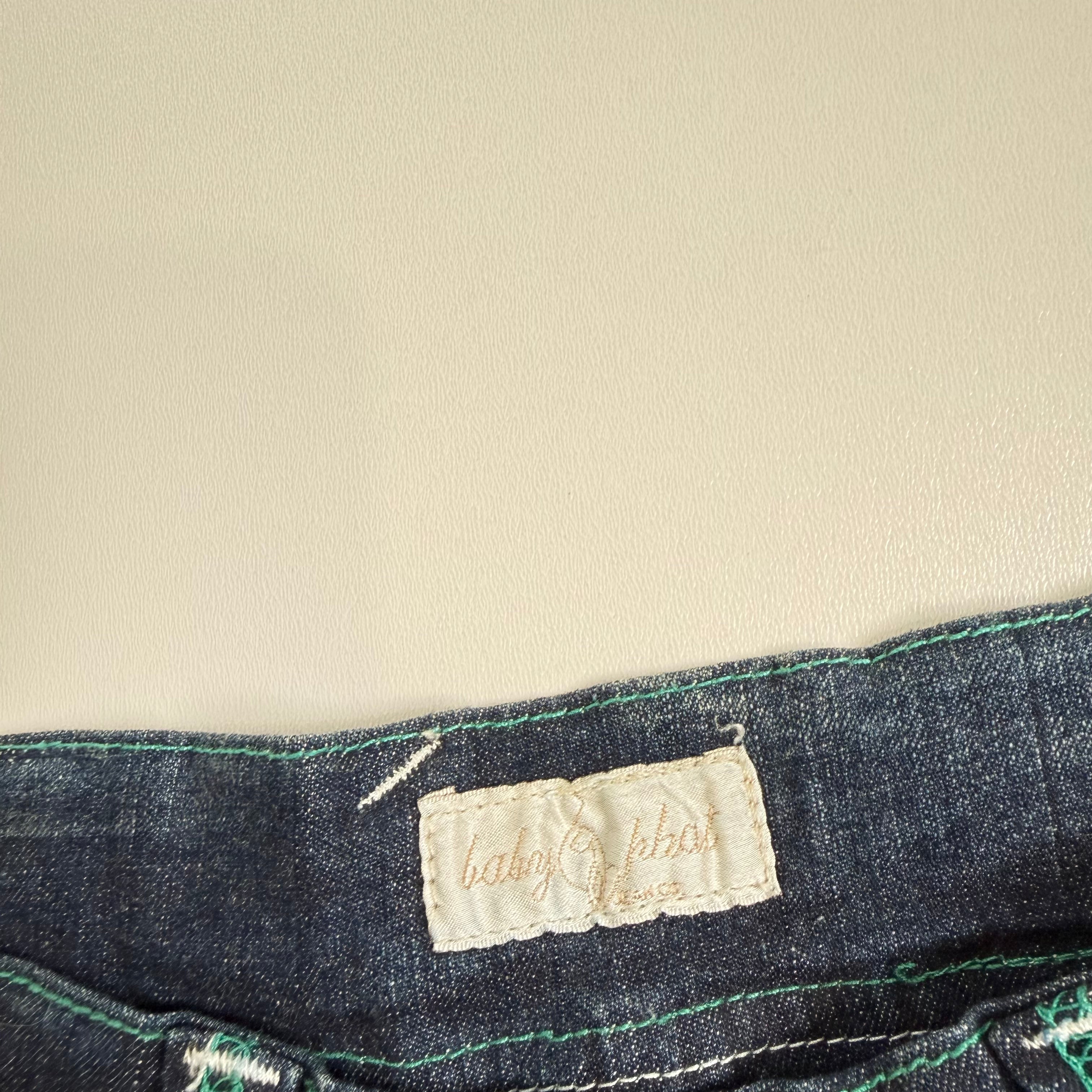 Vintage Y2K Baby Phat low rise flare jeans size S