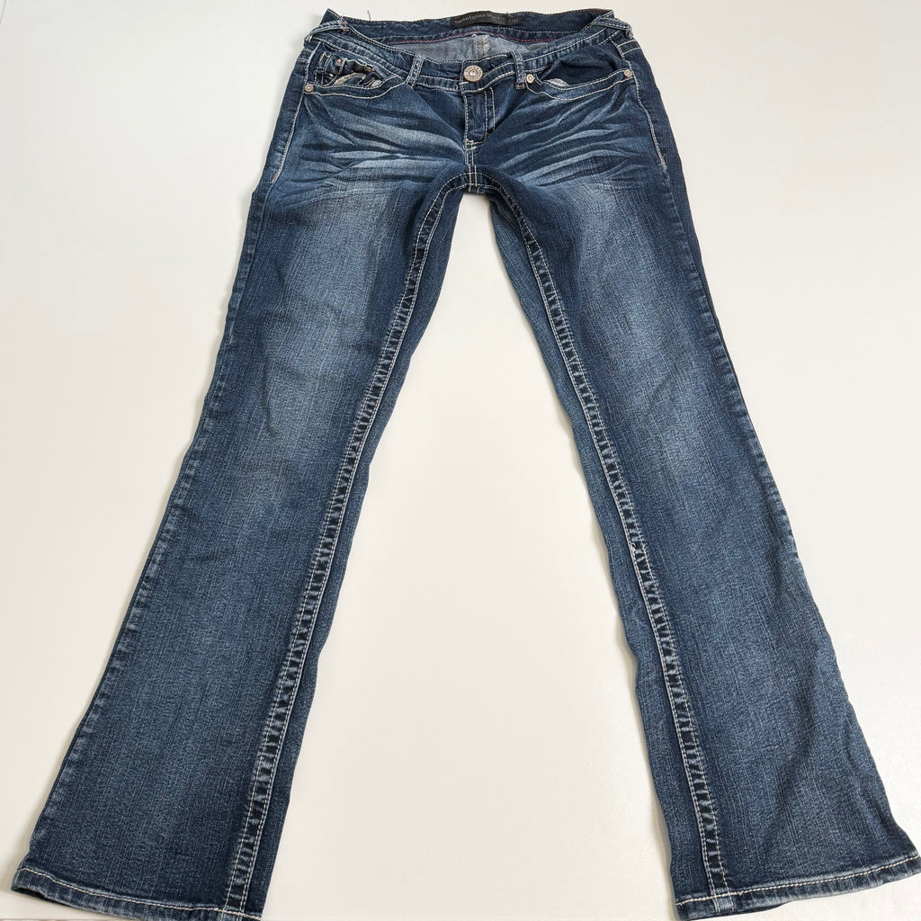 Vintage Y2K low rise flare jeans size XS