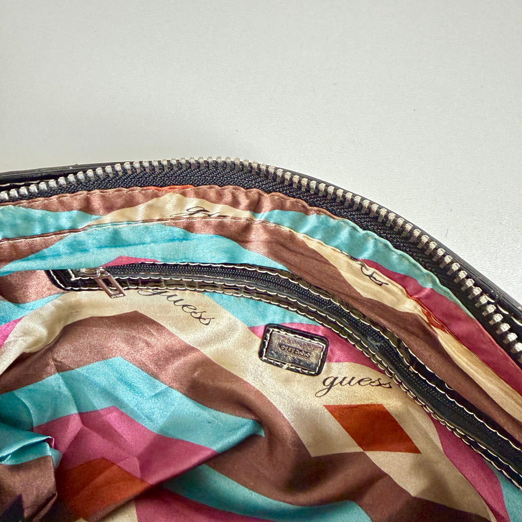 Vintage Y2K Guess black white shoulder bag