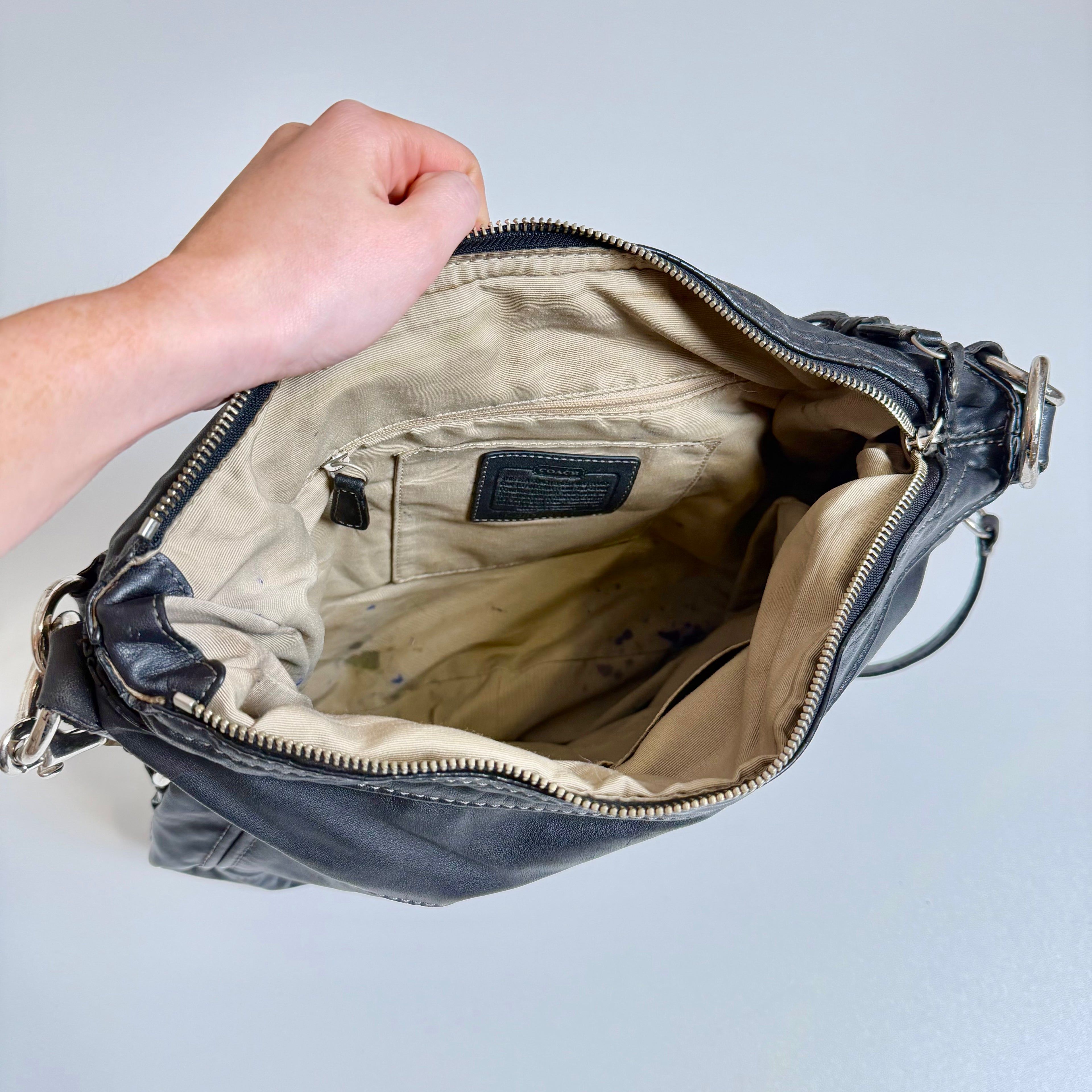 Vintage Y2K Coach black handbag